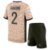 Officiële Voetbalshirt + Korte Broek Paris Saint-Germain Hakimi 2 Vierde Jordan 2023-24 - Kids